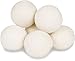Wool Dryer Balls (6 Pack) 100% Organic Wool - Fabric Softener Replacement for Clothes and Laundry - Static Free