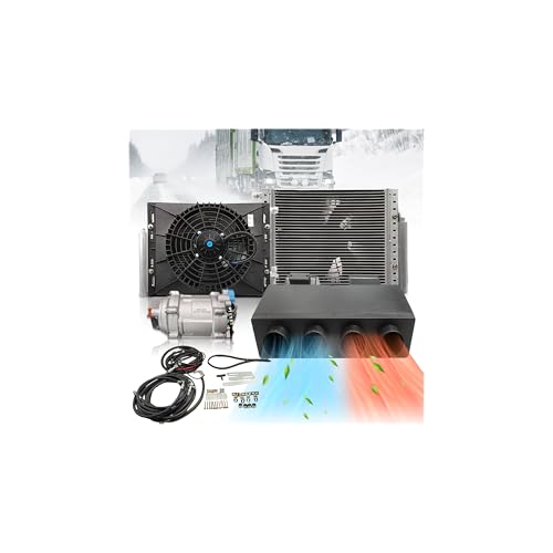 10000 BTU Universal Under Dash AC Cooling Only, 12V DC A/C Cooling System, 12 Volt Underdash Unit with 20cc Inverter Compressor, Efficient for Classic Car RV Truck Boat