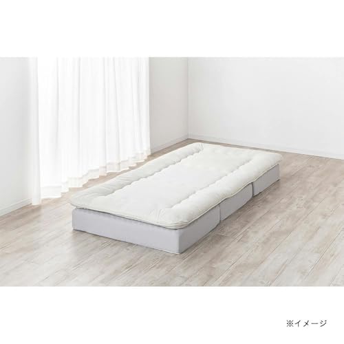 カインズ(CAINZ) 腰をサポートするマットレス グレー シングル 幅91cm 奥行195cm 厚さ15cm [2]