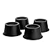 Produktbild Uping Möbelerhöher Betterhöhung Möbelerhöhung Tischerhöher Elefantenfuß Bed Riser 5cm Höhe 4St schwarz