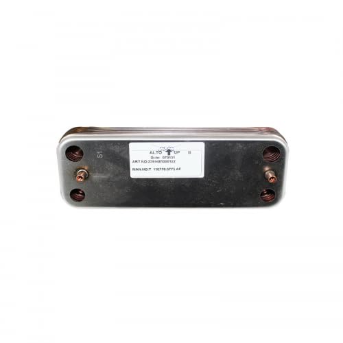 INTERCAMBIADOR CALDERA 14 PLACAS GENUS 28Kw 166mm