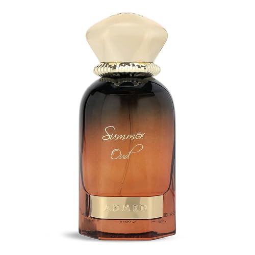 AHMED SUMMER OUD Almaghribi - 60ML Woody Oriental Eau de Parfum | Exotic Fragrance with Cypriol, Saffron & Oud Accord
