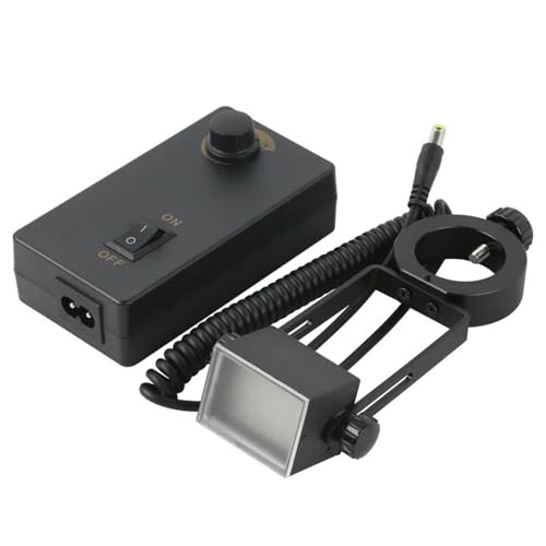 Microscope Microscope Illuminators Adjustable Slant Ring Light Oblique Incidence Lamp 25mm/ 32mm for Stereo Microscopio Illumination(32mm)