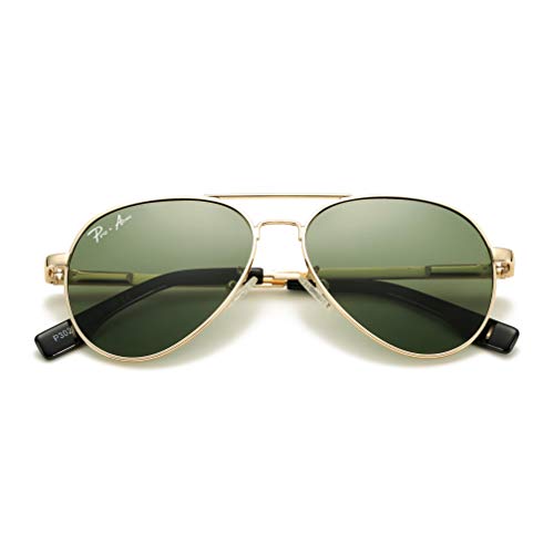 Image of Pro Acme Polarized Aviator Sunglasses for Men and Women 100% UV Protection, 58mm