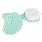 Fácil de usar: este juego de peine y cepillo es perfecto para que tus hijos se peinen el pelo porque tiene un borde de mango curvado que es plano y suave, por lo que tus hijos pueden agarrarlo de forma segura.