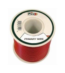 Pico 81201J 20 AWG Red Primary Wire Copper Stranded Conductor with PVC Jacket 50' per Junior Spool