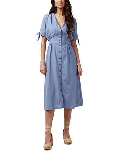 Robe col V boutonné Mariposa Buffalo David Bitton pour sublimer la silhouette féminine