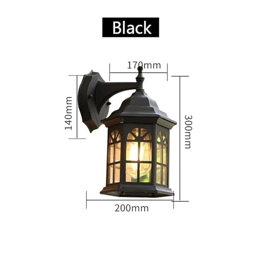 Lámpara de pared retro para balcón que ilumina tus cenas al aire libre con estilo industrial 3