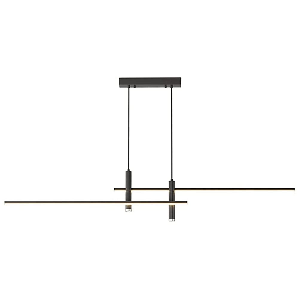 Suspension LED dimmable linéaire en métal pour éclairage d'îlot de cuisine - 7