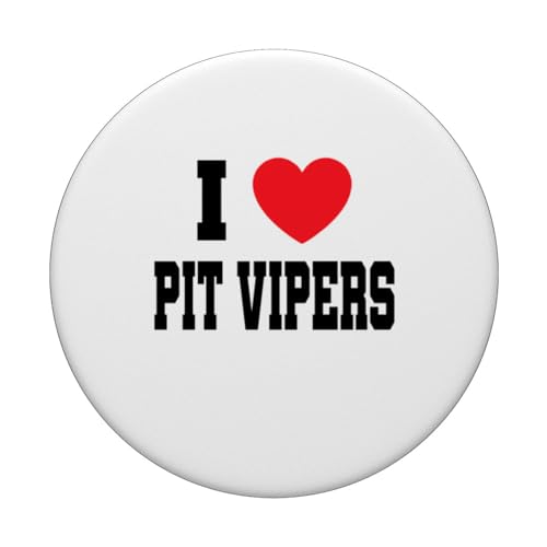 I Love Pit Vipers PopSockets Swappable PopGrip, Black - Image 3