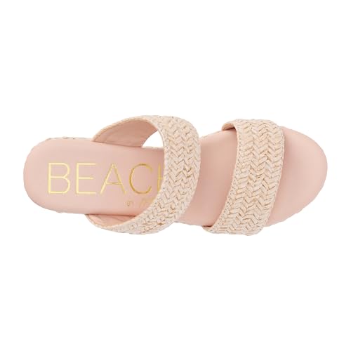 Image of BEACH by Matisse Womens Gem Platform Block Casual Sandals Casual High Heel 3 inch & Up - Off White