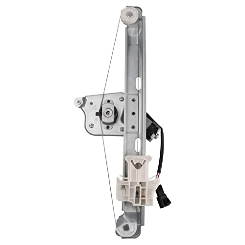 Image of TRQ Rear Left Power Window Regulator & Motor Assembly Drivers Side Compatible with 2008-2012 Chevrolet Malibu 2007-2009 Saturn Aura