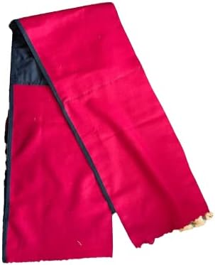 Pantalón Langot Rojo Oscuro Native Loincloth para pow Wow Regalia tamaño estándar India Made, Rojo -