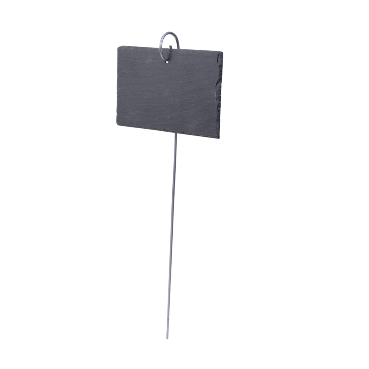 VICASKY Hanging Garden Sign Durable Iron Marker for Flower Beds Pots and Planters Black for Greenhouses and Gardens Labels