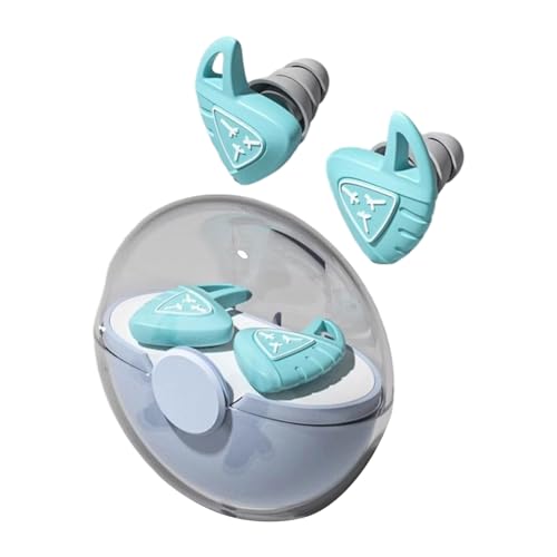 Tapones para los oídos – Tapones para los oídos reutilizables e impermeables | de silicona, para estudio de viaje, ronquidos de motocicleta, aviones vuelos siestas