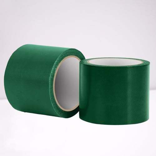 Image of High Adhesive Tarpaulin Tape,Tarpaulin Repair PVC Leakage Patch Tape Rainproof Cloth Adhesive Tape 45 Volumes (Green)