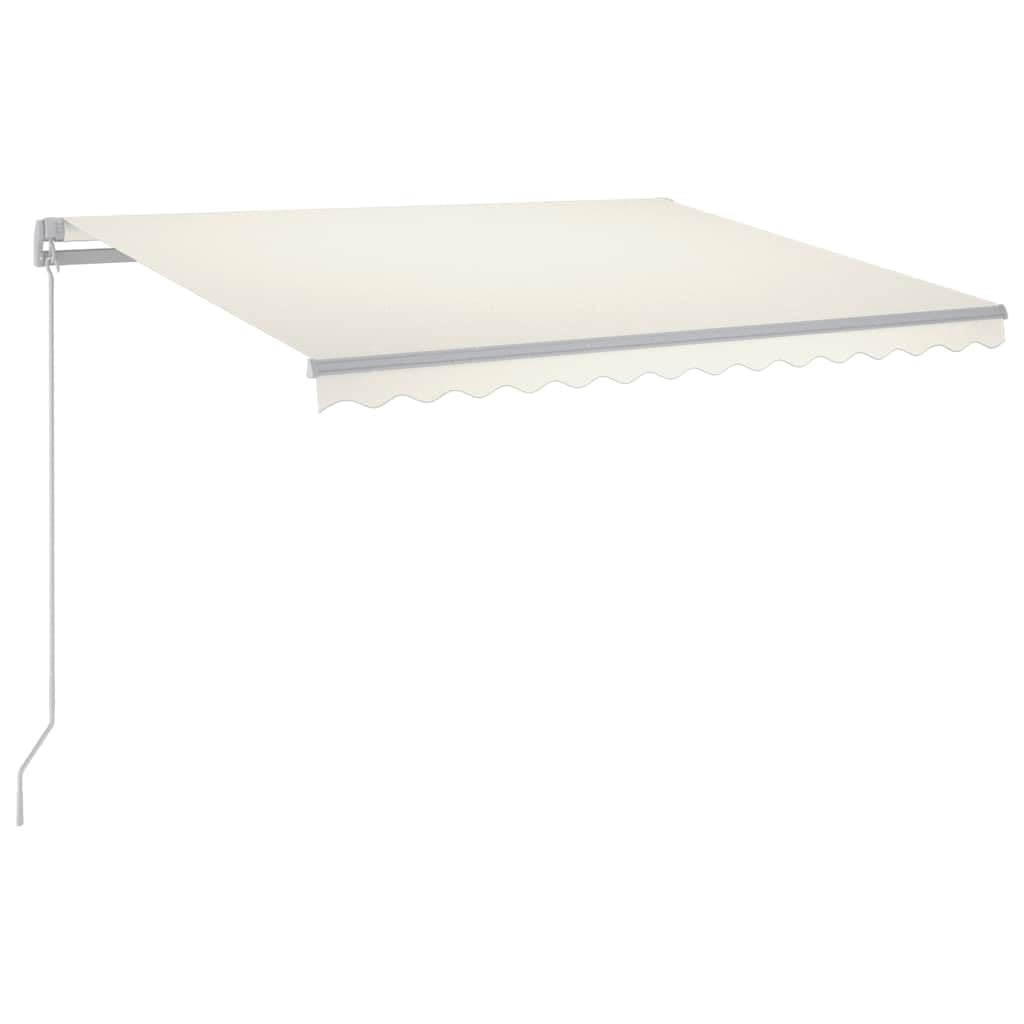 Aluminio Resistente a la oxidación con Luces LED solares toldo retráctil