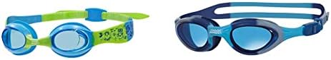Zoggs Little Twist Kids Swimming goggles, UV Protection Swim Goggles, Adjustable Strap Childrens Goggles, Fog Free Tinted Swim Goggle Lenses, Zoggs Goggles Kids 0-6 years