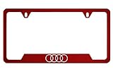 Audi Mirror Red License Plate Frame