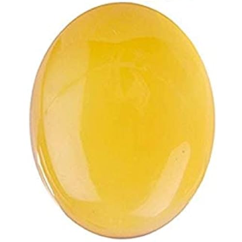 Pierre Aqeeq jaune naturelle certifiée de 4,25 Ratti pour bague