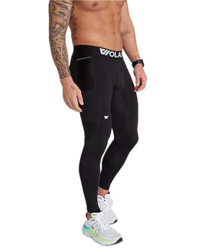 WOLACO Fulton Compression Pant Athletic Baselayer Running Tights for Men2