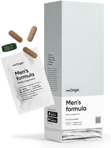 Multivitamin for Men, All-in-One Supplement Complex with Zinc, Vitamin D, C, B12, Saw Palmetto, Biotin, Selenium — 79 Nutrients for Men’s Health Support, Energy, Healthy Hair, 30 Day Supply