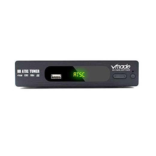 Vmade ATSC Digital Converter Box for Analog TV, Analog TV Converter Box with Coaxial HD Output Parental Lock PVR Recording, HDTV Set Top Box