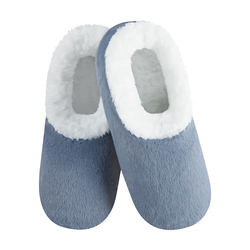 Snoozies Butter Soft House Slippers for Women, Cozy Sherpa-Lined Slipper Socks for Women Soft Sole Non-Skid Machine Washable4