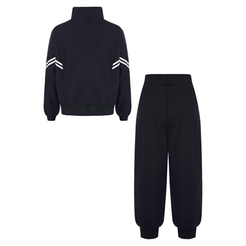 Linjinx Kids Boys Full Zip Jacket Shirt Sweatshirt and Athletic Jogger Pants Set Sweatsuit Tracksuit2