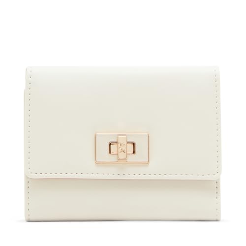 Anne Klein AK Medium Flap Wallet with Enamel Turn lock