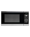 Danby DBMW1126BBS 1.1 Cu. Ft. Countertop Microwave, 900W, 10 Power Levels, 6 Auto-Cook Presets, Express Cook + 30 Sec, Auto Defrost & Child Lock, Black & Stainless Steel