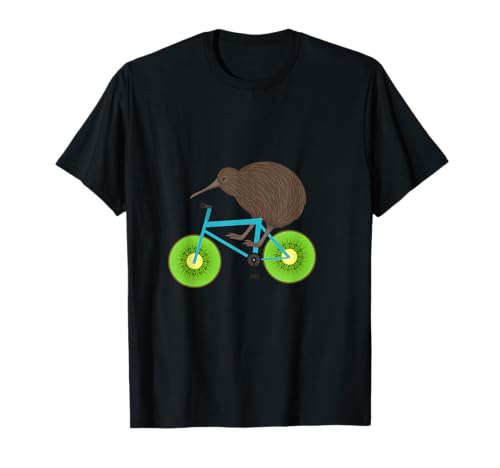 Divertente Kiwi Ciclismo Regalo Orgoglioso Nuova Zelanda Maglietta