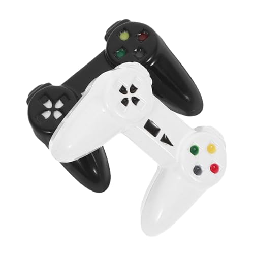HOOTNEE 2pièces Décor De Manette De Jeu Factice Mini Manette De Jeu Pour Maison De Poupée Accessoire De Micro Scène Objet De Décoration Jouet Miniature