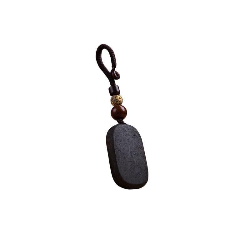 ADERFETBI Llavero Llavero de Madera con Tarjeta de la Paz, Colgante for Llave de Coche for Hombre, Colgante for Regalo, Mochila, decoración for Llaves Llavero Coche(A)