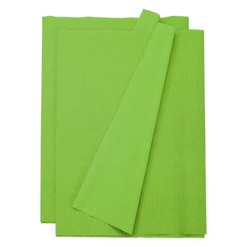 Papier crépon vert grande largeur pour réussir vos décors de fête