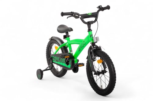 AMIGO Explorer - Kinderfahrrad - 16 Zoll - mit Handbremse, Rücktritt,...