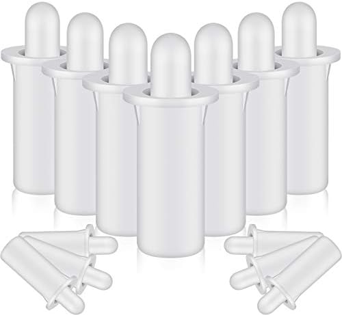 Maitys 40 Pieces Shutter Repair Pins Spring Loaded Repair Pins Replacement Repair Pins Plantation Shutter Pins for Windows, White