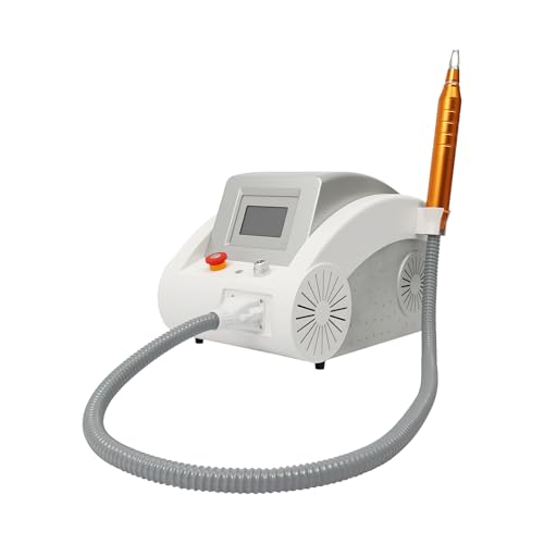 Nd YAG Picosecond Beauty Laser Machine Q-Switched 110V Pulse 8ns Spot 1-5mm ABS Handpiece Cooling System Pico Skin Care Device Cosmetic Facial Care Equipment for Salon or Home Use