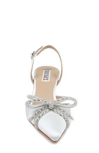 Image of Badgley Mischka Women's Angelina Slingback Kitten Heels