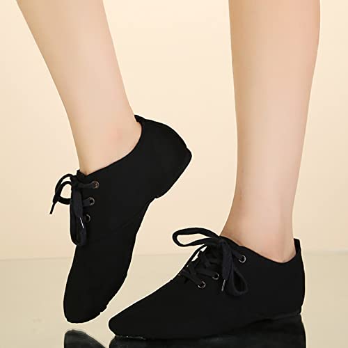 Canvas Ballet Shoes for Girls Ballet Girls Dance Shoes Stretch Split Sole Ballet Slippers Flat𝐬 for Perform Dance Yoga2