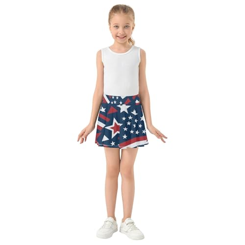 Girls Athletic Skorts with Built-in Shorts Flowy Scort Skirt Little Girl Pleated Skirt for Kids with Pockets3