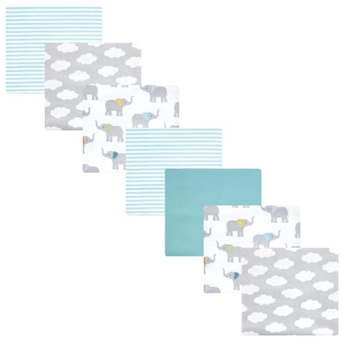 Image of Luvable Friends Little Treasure Flannel Receiving Blankets 7pk