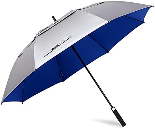 G4Free - Golf Umbrella UV Protection 119/137/157/162/172cm Automatic Open Double Canopy Oversized Extra Large Windproof Sun Rain Umbrella