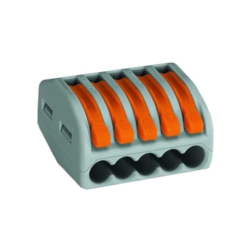 Conector de cable 222-415 con palanca de presión para empalmes rápidos de cobre