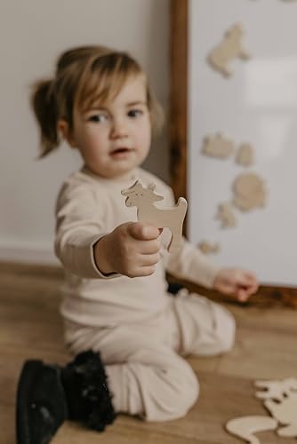 Leaping Learning Magnetic Forest Animals for Toddlers 1-3, Wooden Magnets - image 6