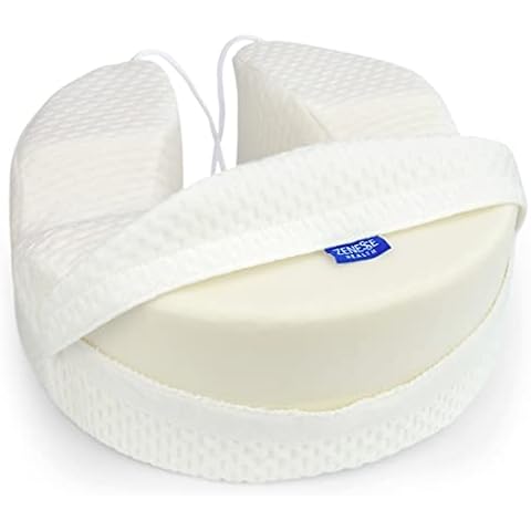 Replacement Pillow Cover for Zenesse Health Breathe Easy Face Down Pillow - Machine Washable, Luxury Bamboo Pillowcase with Built in Ventilation Arches Cover