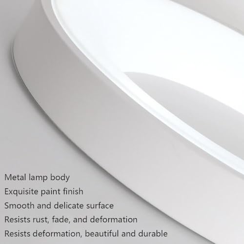 Plafonnier LED tricolore variable rond or de 50cm - 7