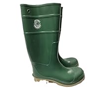 Joy Fish Green Rain boots, Rubber boots commercail grade heavy duty for fishing, construction and general works.(9)