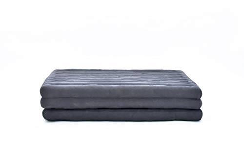 Image of Leewadee Trifold Mattress XL - Comfortable Thai Massage Pad, Foldable Relaxation Floor Mattress Filled with Kapok, Perfect to Use as a Sleeping Mat 79 x 39 inches, Anthracite