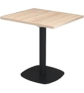 Amazon｜業務用 カフェテーブル 600×700×H700 角ベース スチール脚